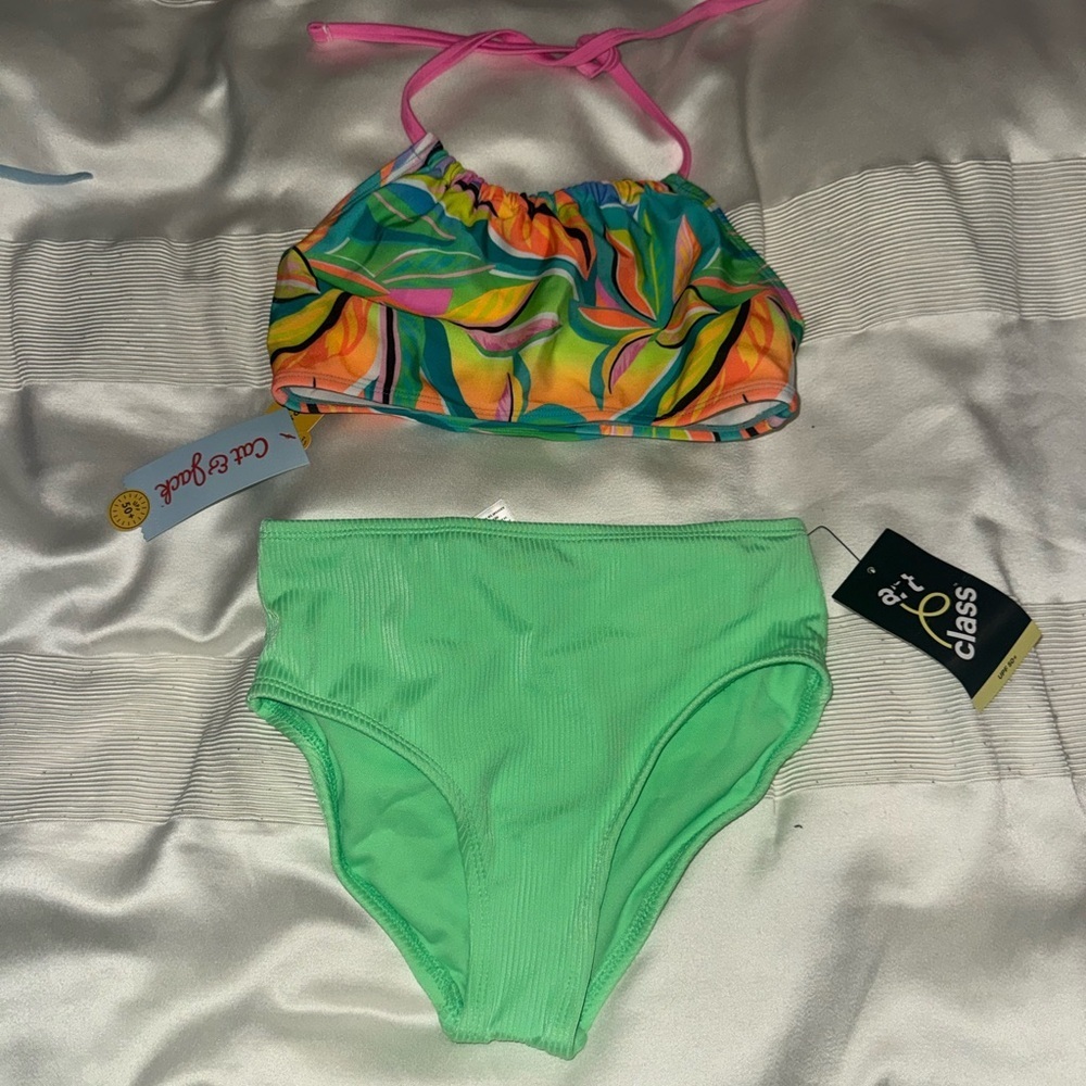 art class Multicolor Kids Swim Bikini